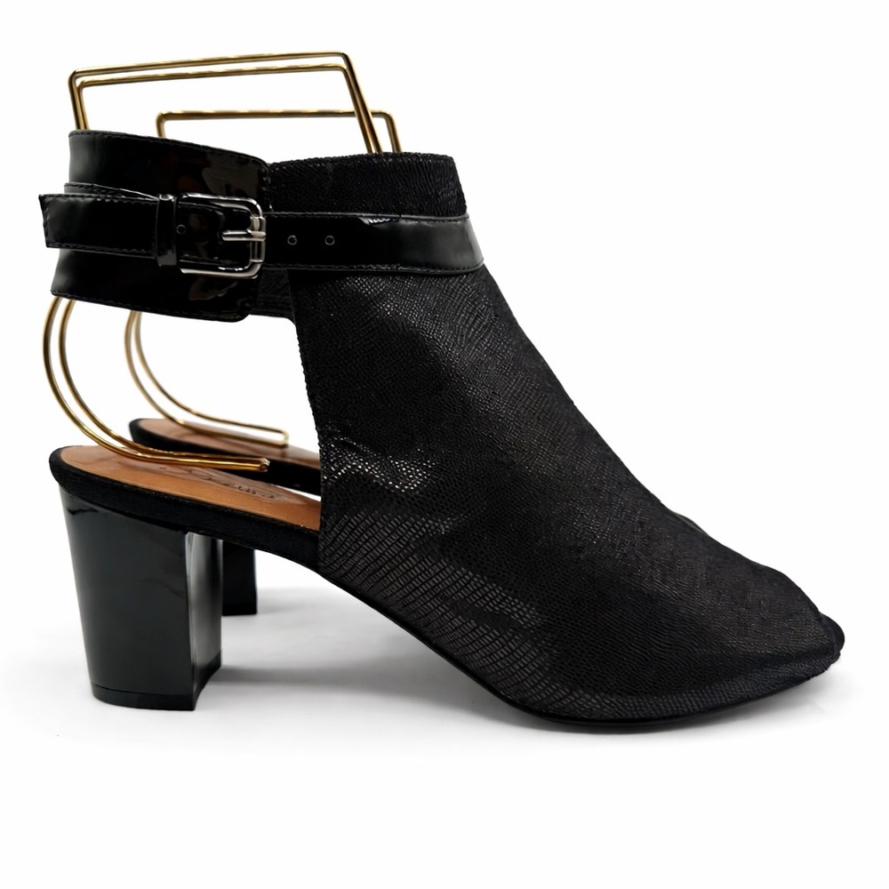 Azura by Spring Step Voljeti Black Heeled Sandals Size 41 / 9.5 - 10 - Picture 3 of 16